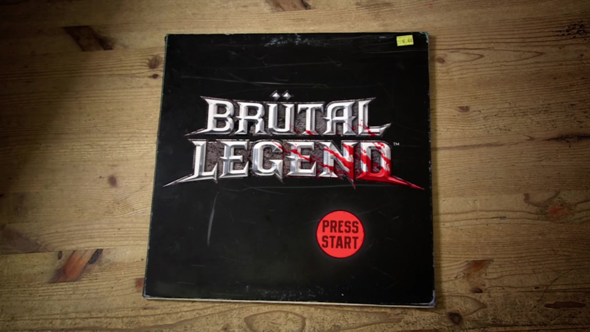 Brutal Legend title screen for Xbox 360